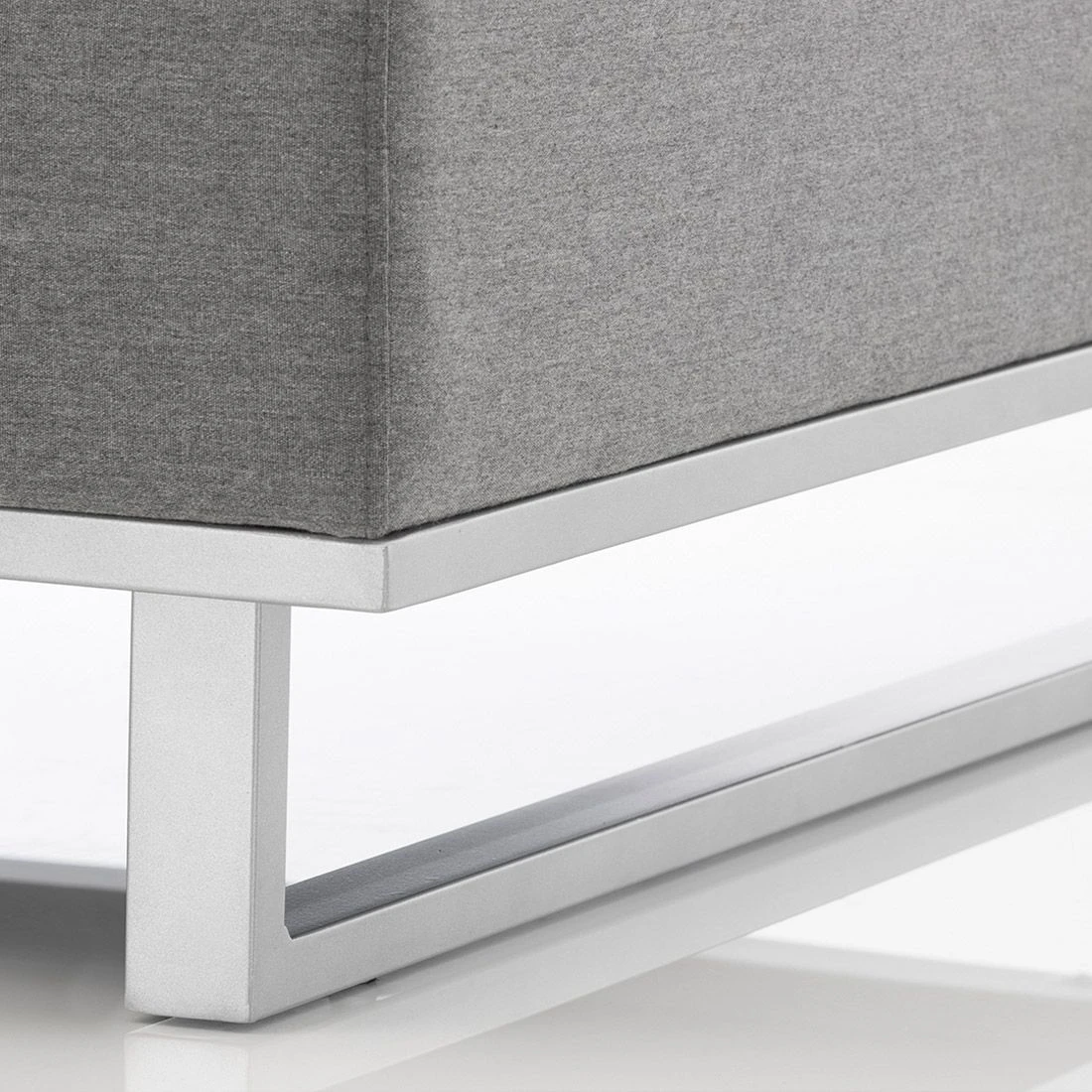 Kettler Ego Ecklounge Aluminium/Sunbrella Silber/Grau Meliert 5 Kettler Ego Ecklounge Aluminium/Sunbrella Silber/Grau Meliert – Bild 5