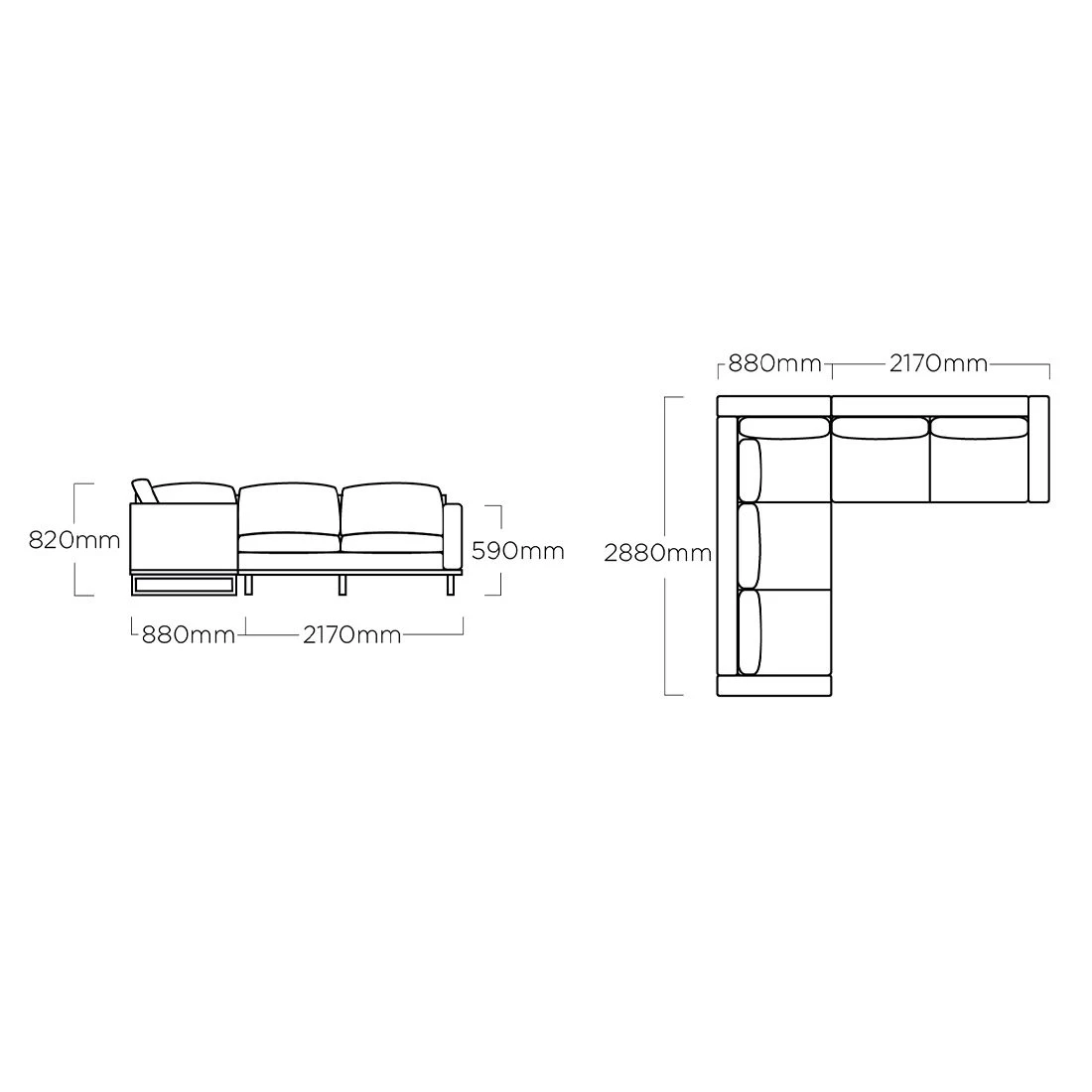 Kettler Ego Ecklounge Aluminium/Sunbrella Silber/Grau Meliert 7 Kettler Ego Ecklounge Aluminium/Sunbrella Silber/Grau Meliert – Bild 7
