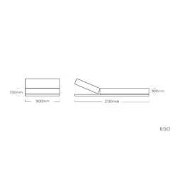 Kettler Ego Gartenliege Aluminium/Sunbrella® Anthrazit/Sooty -Kettler kettler ego gartenliege aluminium sunbrellar 1438220 8