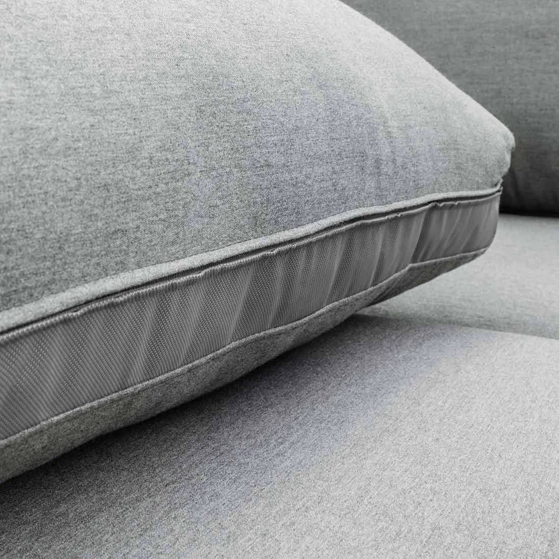 Kettler Ego Ecklounge 2-teilig Aluminium/Sunbrella Silber/Grau Meliert 5 Kettler Ego Ecklounge 2-teilig Aluminium/Sunbrella Silber/Grau Meliert – Bild 5