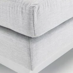 Kettler Ego Modular Ecklounge 7tlg. Sunbrella Silber/Hellgrau Meliert -Kettler kettler ego modular loungeecke 7tlg aluminium sunbrella 13