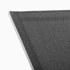 Kettler Feel Gartenliege Edelstahl/Textilene Grau Meliert -Kettler kettler feel gartenliege 203cm edelstahl textilene grau meliert 1005282 5