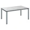 Kettler Float Gartentisch 180x95cm Aluminium/HPL Silber/Grau