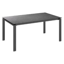 Kettler Float Gartentisch 220x95cm Aluminium/HPL Anthrazit/Jura Anthrazit