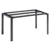 Kettler Float Gartentisch-Gestell 140x70cm Aluminium Anthrazit