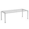 Kettler Float Gartentisch-Gestell 220x95cm Aluminium Silber