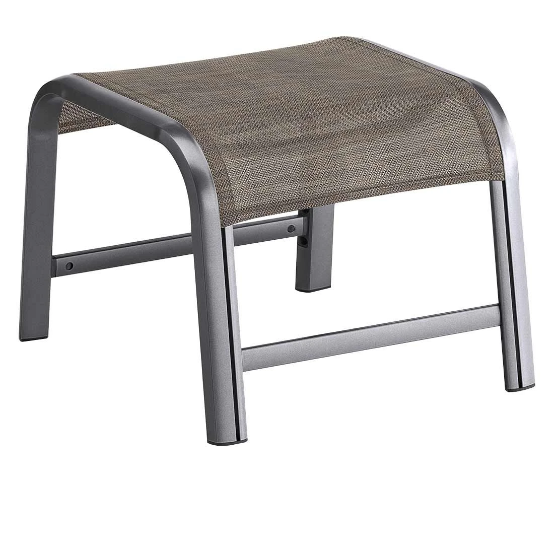 Kettler Forma II/Memphis Hocker Aluminium/Textilene Anthrazit/Bronze 2 Kettler Forma II/Memphis Hocker Aluminium/Textilene Anthrazit/Bronze – Bild 2