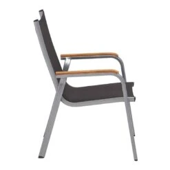 Kettler Granada Stapelsessel Aluminium/Outdoorgewebe Silber/Anthrazit -Kettler kettler granada stapelsessel aluminium outdoorgewebe 1309586 5