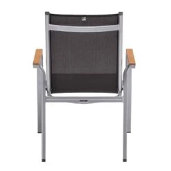 Kettler Granada Stapelsessel Aluminium/Outdoorgewebe Silber/Anthrazit -Kettler kettler granada stapelsessel aluminium outdoorgewebe 1309586 6