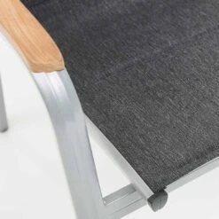 Kettler Granada T Pad Stapelsessel Aluminium/Outdoorgewebe Silber/Anthrazit Meliert -Kettler kettler granada t pad stapelsessel alu outdoorgewebe 1369371 7