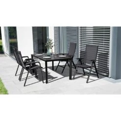 Kettler Edge Gartentisch-Gestell 160x95 Cm Aluminium Anthrazit -Kettler kettler hks edge tischgestell 160x95cm aluminium anthrazit 2