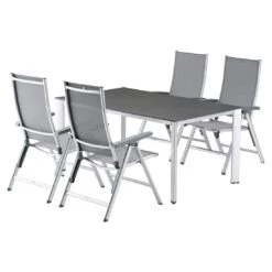 Kettler Edge Gartentisch-Gestell 160x95 Cm Aluminium Silber -Kettler kettler hks edge tischgestell 160x95cm aluminium silber 2 1