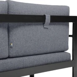 Kettler Ocean Casual Dining Loungeecke Aluminium/Polyester Anthrazit/Grau -Kettler kettler ocean casual dining loungeecke inkl kissen anthrazit grau 1271581 5