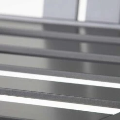 Kettler Ocean Skid Platform Gartensofa Mit Loungetisch Alu/Olefin Anthrazit/Hellgrau -Kettler kettler ocean skid 2 sitzer lounge mit tisch 70x70cm 1395870 6