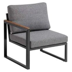 Kettler Ocean Skid Dininglounge 7-tlg. Aluminium/Olefin Anthrazit/Hellgrau Meliert -Kettler kettler ocean skid dininglounge 7 tlg aluminium olefin 1351364 2