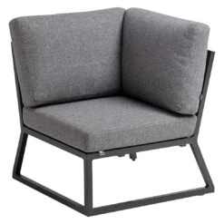 Kettler Ocean Skid Dininglounge 7-tlg. Aluminium/Olefin Anthrazit/Hellgrau Meliert -Kettler kettler ocean skid dininglounge 7 tlg aluminium olefin 1351364 4