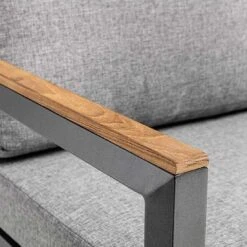 Kettler Ocean Skid Dininglounge 7-tlg. Aluminium/Olefin Anthrazit/Hellgrau Meliert -Kettler kettler ocean skid dininglounge 7 tlg aluminium olefin 1351364 9