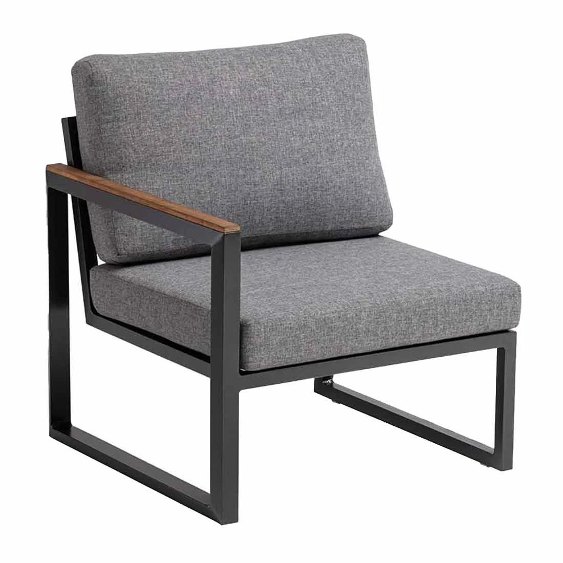 Kettler Ocean Skid Dininglounge 9-tlg. Aluminium/Olefin Anthrazit/Hellgrau Meliert 5 Kettler Ocean Skid Dininglounge 9-tlg. Aluminium/Olefin Anthrazit/Hellgrau Meliert – Bild 5