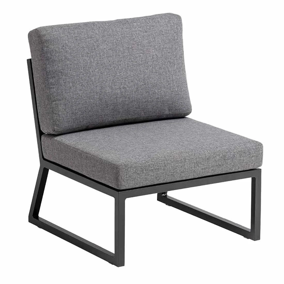 Kettler Ocean Skid Dininglounge 9-tlg. Aluminium/Olefin Anthrazit/Hellgrau Meliert 6 Kettler Ocean Skid Dininglounge 9-tlg. Aluminium/Olefin Anthrazit/Hellgrau Meliert – Bild 6