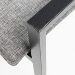 Kettler Ocean Skid Diningsessel Aluminium/Olefin Anthrazit/Hellgrau Meliert -Kettler kettler ocean skid diningsessel aluminium olefin 1369382 8