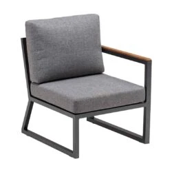 Kettler Ocean Skid City Line Eck-/Endmodul Aluminium/Olefin Anthrazit/Hellgrau Meliert -Kettler kettler ocean skid endteil aluminium polyester anthrazit hellgrau meliert 1281349 1