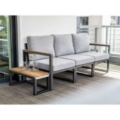 Kettler Ocean Skid City Line Eck-/Endmodul Aluminium/Olefin Anthrazit/Hellgrau Meliert -Kettler kettler ocean skid endteil aluminium polyester anthrazit hellgrau meliert 1281349 3