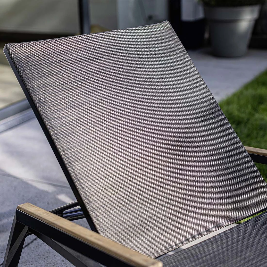 Kettler Ocean Skid Gartenliege Aluminium/Outdoorgewebe Anthrazit/Bronze 8 Kettler Ocean Skid Gartenliege Aluminium/Outdoorgewebe Anthrazit/Bronze – Bild 8