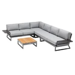 Kettler Ocean Skid Platform Ecklounge 7-tlg. Mit Loungetisch 70x70cm Alu/Olefin Anthrazit/Grau 20 Kettler Ocean Skid Platform Ecklounge 7-tlg. Mit Loungetisch 70x70cm Alu/Olefin Anthrazit/Grau -Kettler kettler ocean skid loungecke 7 tlg mit tisch 70x70cm 1395859 1