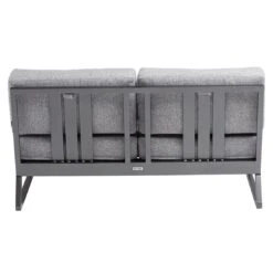 Kettler Ocean Skid Platform Ecklounge 5-tlg. Aluminium/Olefin Hellgrau -Kettler kettler ocean skid loungeset 5 tlg mit tisch 61x27x24cm 1393516 3