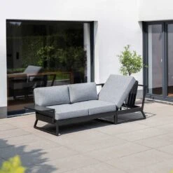 Kettler Ocean Skid Platform Ecklounge 6-tlg. Aluminium/Olefin Anthrazit -Kettler kettler ocean skid loungeset 6 tlg mit loungetisch 1393527 2