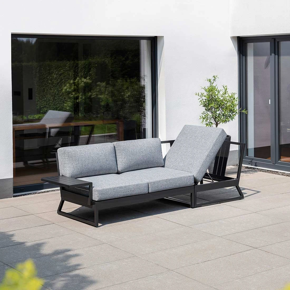 Kettler Ocean Skid Platform Ecklounge 8-tlg. Alu/Olefin Anthrazit 5 Kettler Ocean Skid Platform Ecklounge 8-tlg. Alu/Olefin Anthrazit – Bild 5