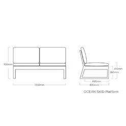 Kettler Ocean Skid Platform 2-Sitzersofa Aluminium/Agora Anthrazit Matt/Brisa 18 Kettler Ocean Skid Platform 2-Sitzersofa Aluminium/Agora Anthrazit Matt/Brisa -Kettler kettler ocean skid platform 2 sitzersofa aluminium acryl 1438330 9