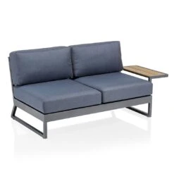 Kettler Ocean Skid Platform Ablagetisch Aluminium/Teak Anthrazit Matt/Teak -Kettler kettler ocean skid platform ablagetisch aluminium teak 1438429 3