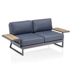 Kettler Ocean Skid Platform Ablagetisch Aluminium/Teak Anthrazit Matt/Teak -Kettler kettler ocean skid platform ablagetisch aluminium teak 1438429 4