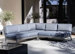 Kettler Ocean Skid Platform Eck-/Endmodul Aluminium/Agora Anthrazit Matt/Brisa -Kettler kettler ocean skid platform eckmodul aluminium acryl 1438319 3