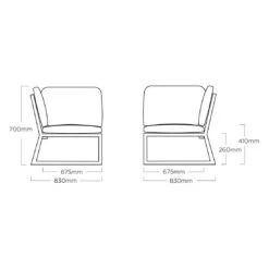 Kettler Ocean Skid Platform Eck-/Endmodul Aluminium/Olefin Anthrazit/Hellgrau Meliert -Kettler kettler ocean skid platform eckmodul aluminium olefin 1368920 12