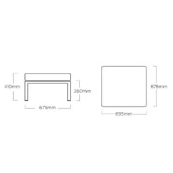 Kettler Ocean Skid Platform Hocker Aluminium/Agora Anthrazit Matt/Brisa -Kettler kettler ocean skid platform hocker aluminium acryl 1438396 6