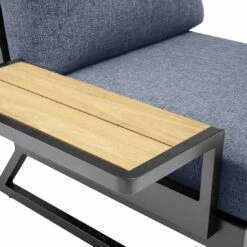 Kettler Ocean Skid Platform Loungebank Aluminium/Agora Anthrazit Matt/Brisa -Kettler kettler ocean skid platform loungebank aluminium acryl 1475961 6