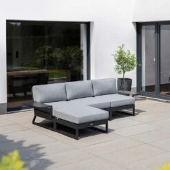 Kettler Ocean Skid Platform Loungehocker Aluminium/Olefin Anthrazit/Hellgrau Meliert -Kettler kettler ocean skid platform loungehocker aluminium olefin 1368942 5