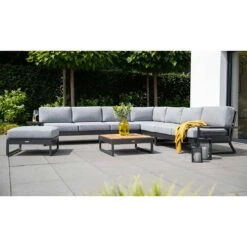 Kettler Ocean Skid Platform Loungehocker Aluminium/Olefin Anthrazit/Hellgrau Meliert -Kettler kettler ocean skid platform loungehocker aluminium olefin 1368942 6