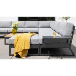 Kettler Ocean Skid Platform Loungehocker Aluminium/Olefin Anthrazit/Hellgrau Meliert -Kettler kettler ocean skid platform loungehocker aluminium olefin 1368942 7