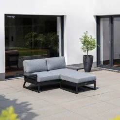 Kettler Ocean Skid Platform Loungehocker Aluminium/Olefin Anthrazit/Hellgrau Meliert -Kettler kettler ocean skid platform loungehocker aluminium olefin 1368942 8