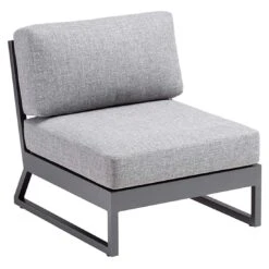 Kettler Ocean Skid Platform Loungeset Aluminium/Olefin Anthrazit/Hellgrau Meliert -Kettler kettler ocean skid platform loungeset aluminium olefin 1491746 3