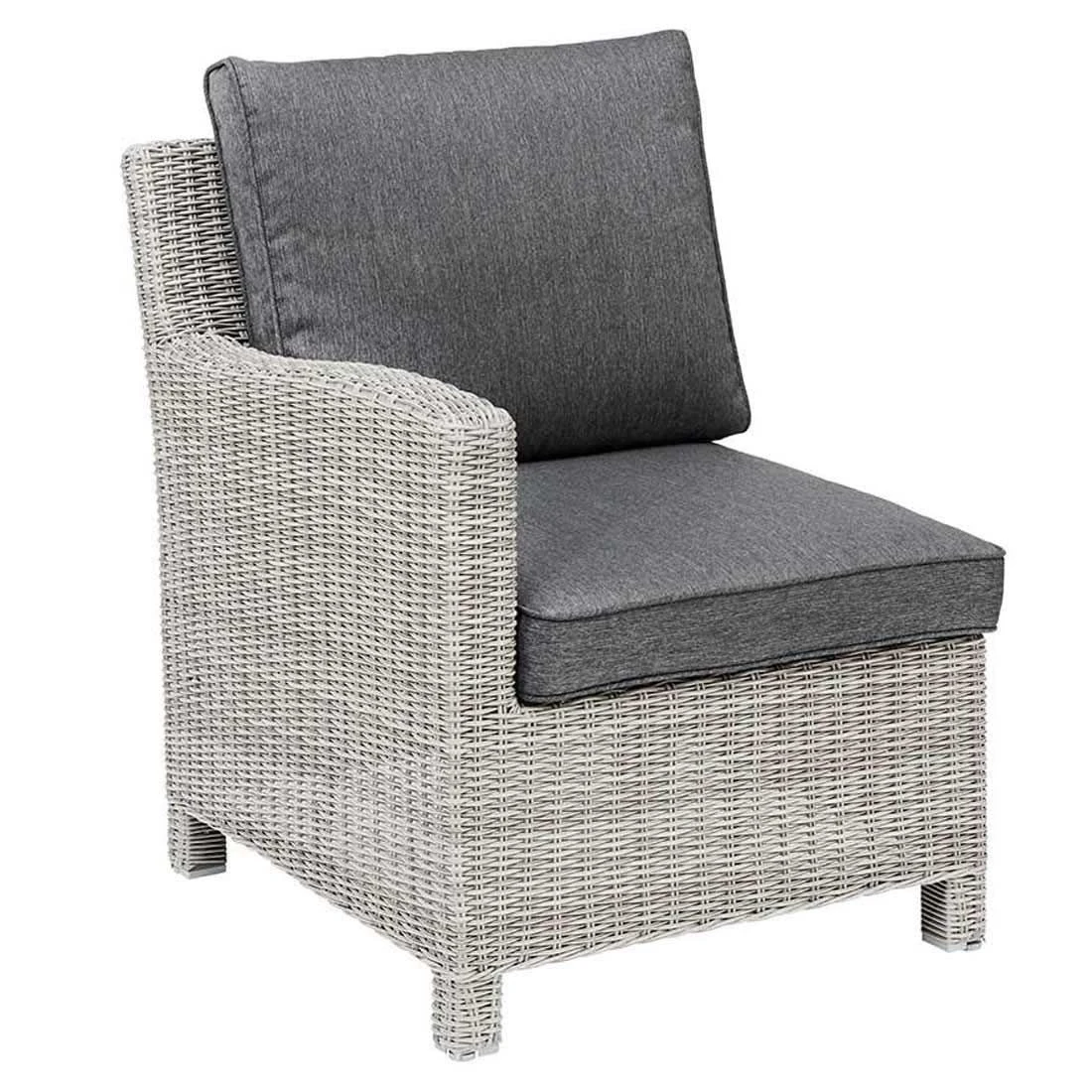 Kettler Palma Modular Gartensofa Geflecht White Wash/Anthrazit 3 Kettler Palma Modular Gartensofa Geflecht White Wash/Anthrazit – Bild 3