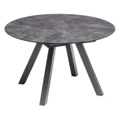 Kettler Pure Casual Gartenmöbel-Set 5-tlg. Tisch 120/170x120cm Anthrazit/Sooty -Kettler kettler pure casual gartenmoebel set 5 tlg tisch 120 170x120cm 1476335 4