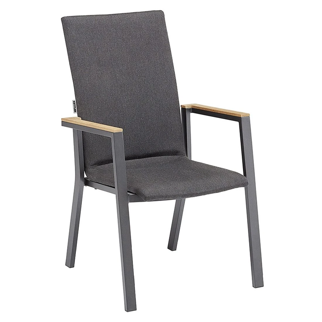 Kettler Rasmus Gartenmöbelset 7-tlg. Mit Tisch 220x100 Cm Anthrazit/Sooty 2 Kettler Rasmus Gartenmöbelset 7-tlg. Mit Tisch 220x100 Cm Anthrazit/Sooty – Bild 2