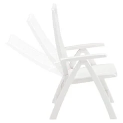 Kettler Roma Klappsessel Kunststoff Weiß -Kettler kettler roma gartenstuhl klappbar kunststoff weiss 01438 000 5