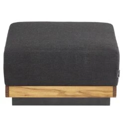 Kettler Royal Platform Loungehocker Aluminium/Teak/Sunbrella Anthrazit/Sooty -Kettler kettler royal platform loungehocker aluminium teak sunbrella 1438253 2