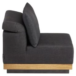 Kettler Royal Platform Mittelmodul Aluminium/Teak/Sunbrella Anthrazit/Sooty -Kettler kettler royal platform mittelmodul aluminium teak sunbrella 1438231 2