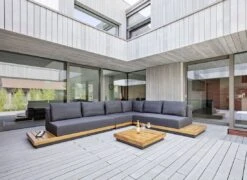 Kettler Royal Platform Mittelmodul Aluminium/Teak/Sunbrella Anthrazit/Sooty -Kettler kettler royal platform mittelmodul aluminium teak sunbrella 1438231 7